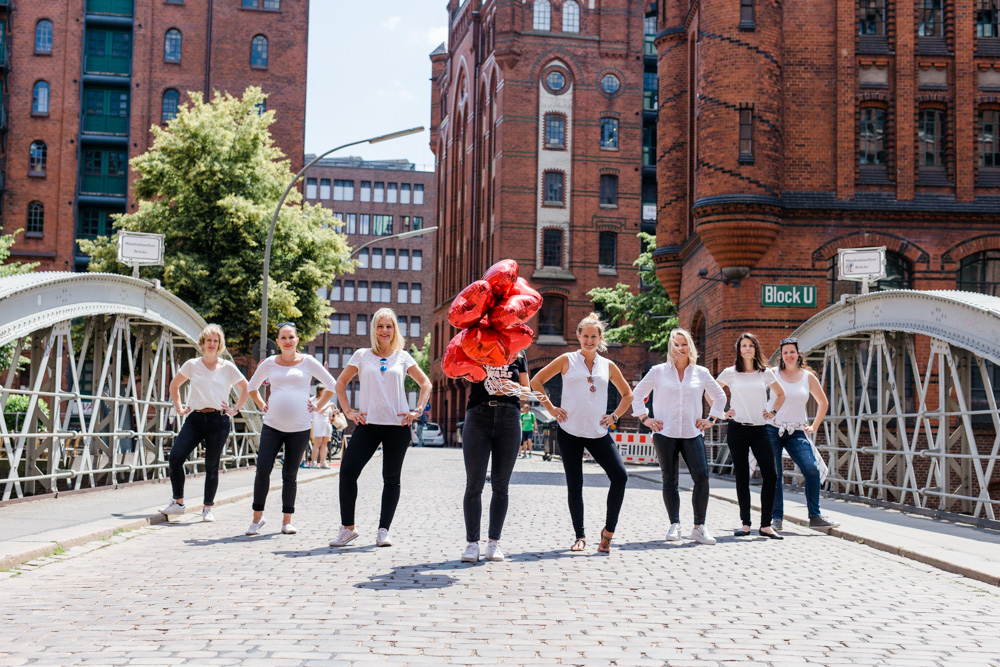 JGA-Shooting mit Herz in der Speicherstadt